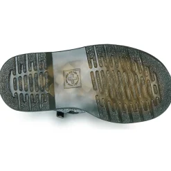 Dr. Martens - Serena T Silver Distressed Foil