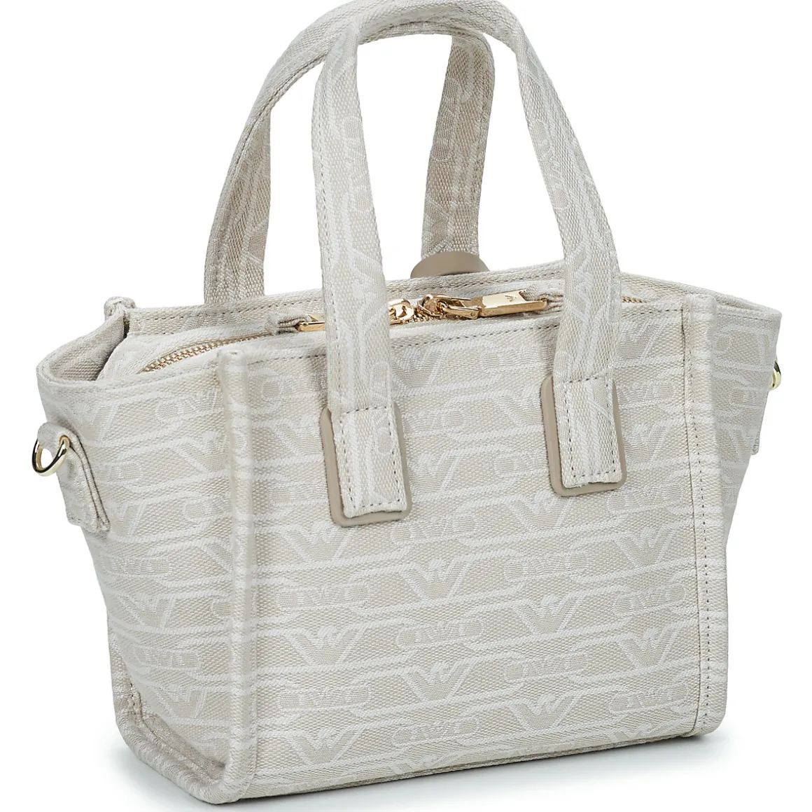 Emporio Armani - TOTE M CANVAS JAQUARD MONOGRAM