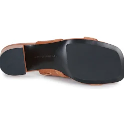 Tommy Hilfiger - LEATHER & SUEDE BLOCK HEEL MULE