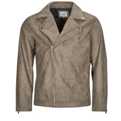 Jack & Jones - JJROCKY FAUX SUEDE BIKER JACKET